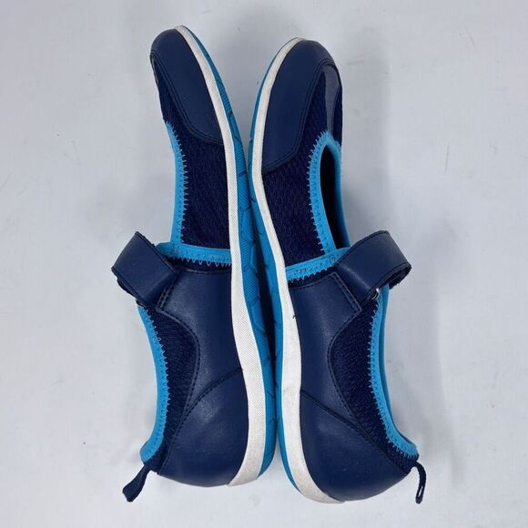 Vionic Navy Blue Orthaheel Technology Ailie Hook & Loop Mary Jane Sneakers 7.5 - Picture 5 of 8